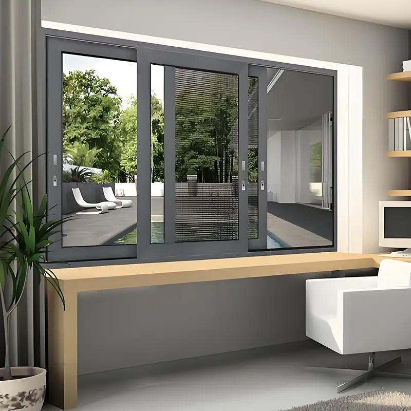 O processo de fabricação de janelas de liga de alumínio