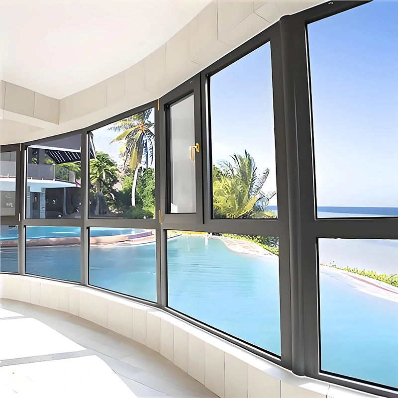 Janelas de abertura interna em liga de alumínio