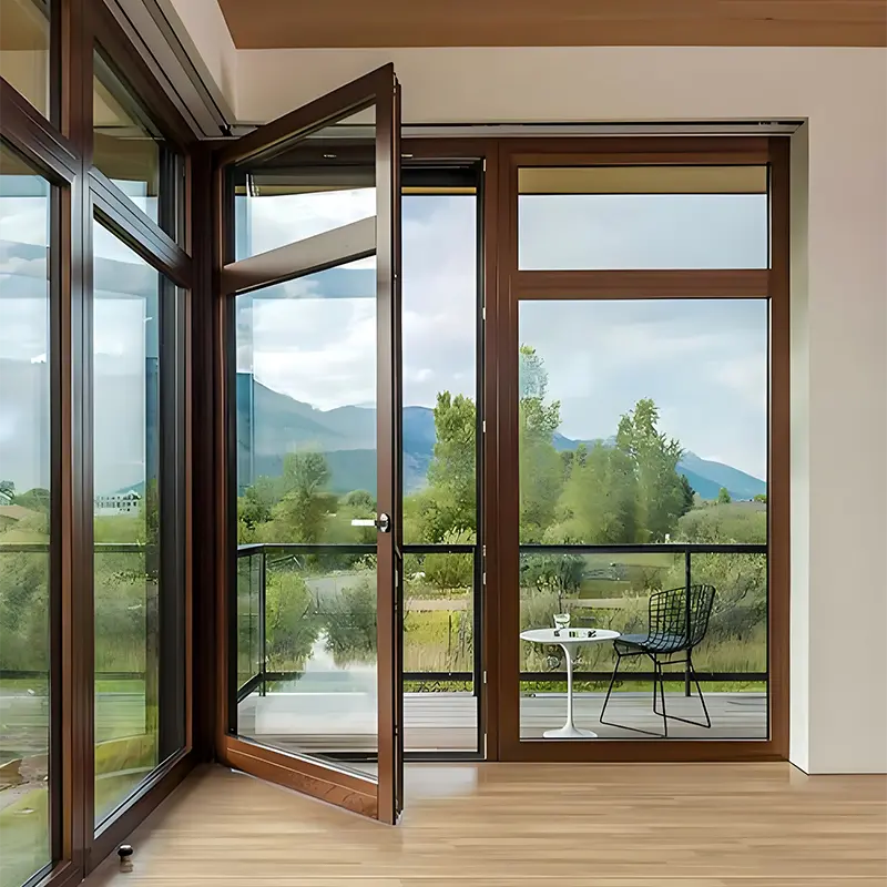 Portas de sistema de liga de alumínio