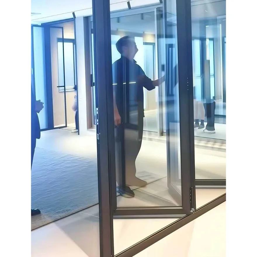 Porta elétrica elevatória e deslizante de alumínio