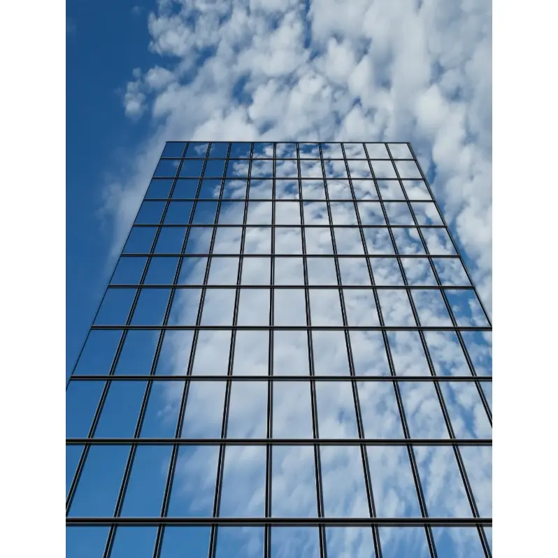 Vidro Low-E para paredes cortina